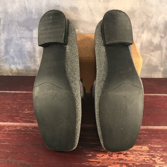 Vivala Women's Classic Square Toe Penny Loafers Grey Size 9 - Picture 6 of 9